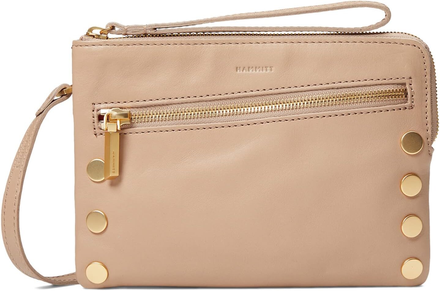 

Клатч Nash Small Crossbody Hammitt, цвет Mushroom Beige/Brushed Gold