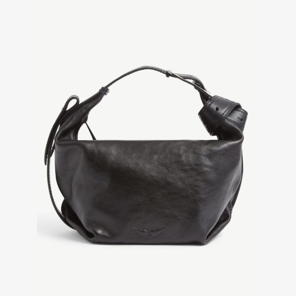 Кожаная сумка через плечо Le Cecilia Zadig&Voltaire, цвет noir