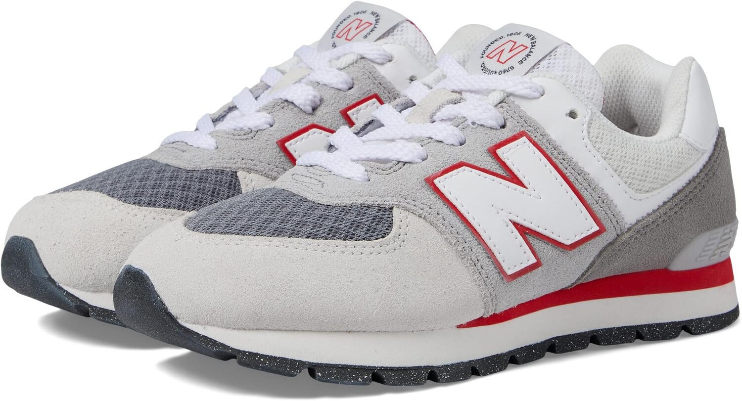 

Кроссовки GC574v1 New Balance, цвет Rain Cloud/True Red