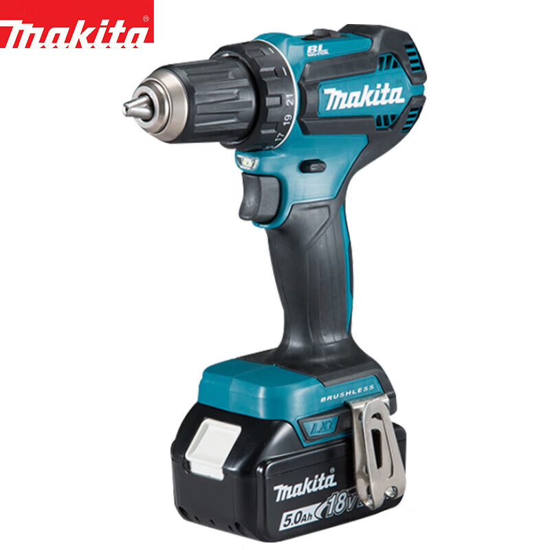 Дрель ручная Makita DDF485STJ + два аккумулятора 5.0Ah