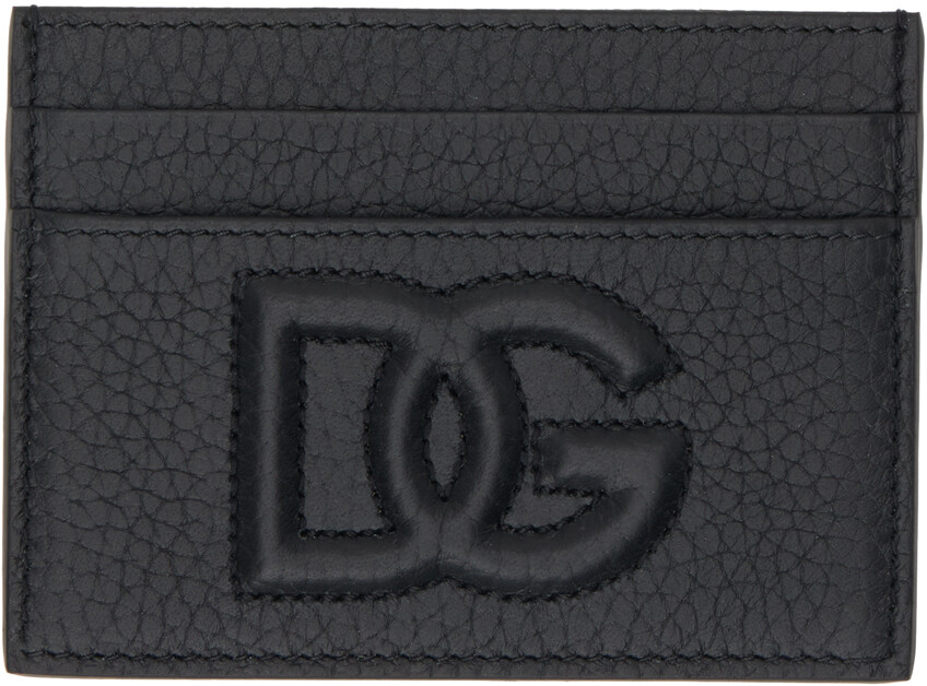 

Черная визитница с логотипом "DG" Dolce&Gabbana, цвет Nero