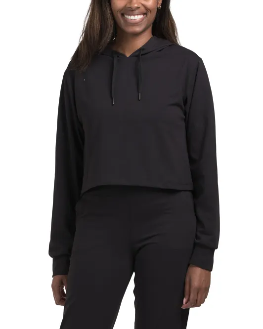 

Укороченное уютное худи Gottex, черный