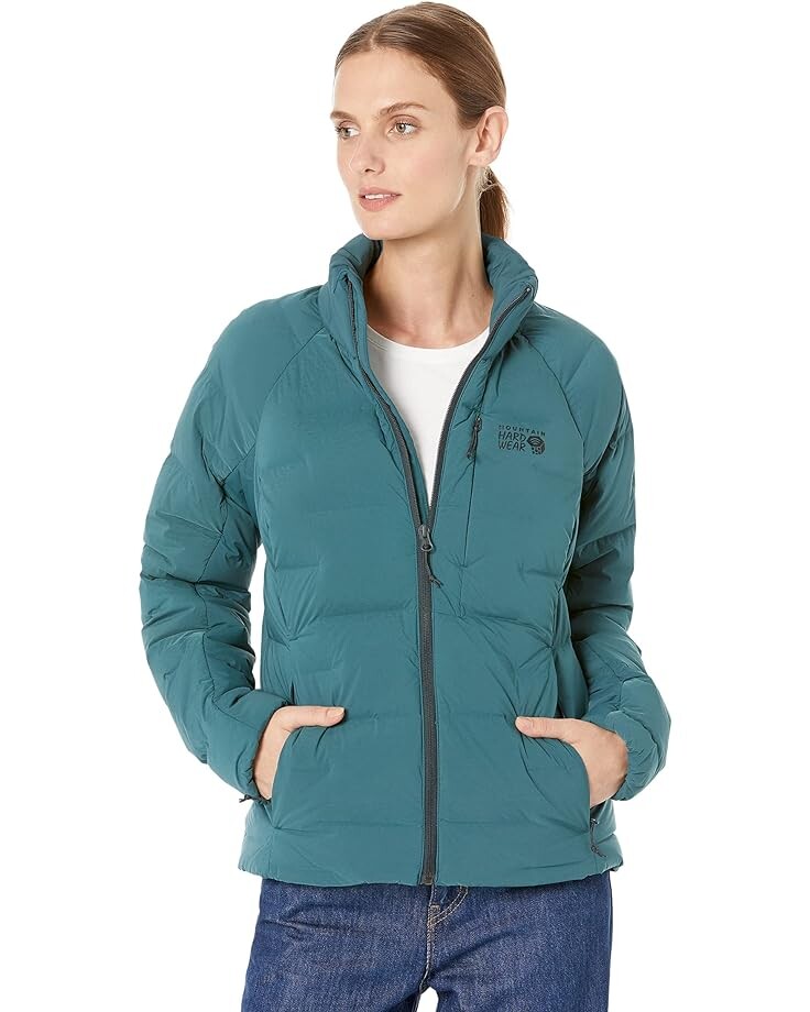 

Куртка Mountain Hardwear Stretchdown High-Hip, цвет Dark Marsh