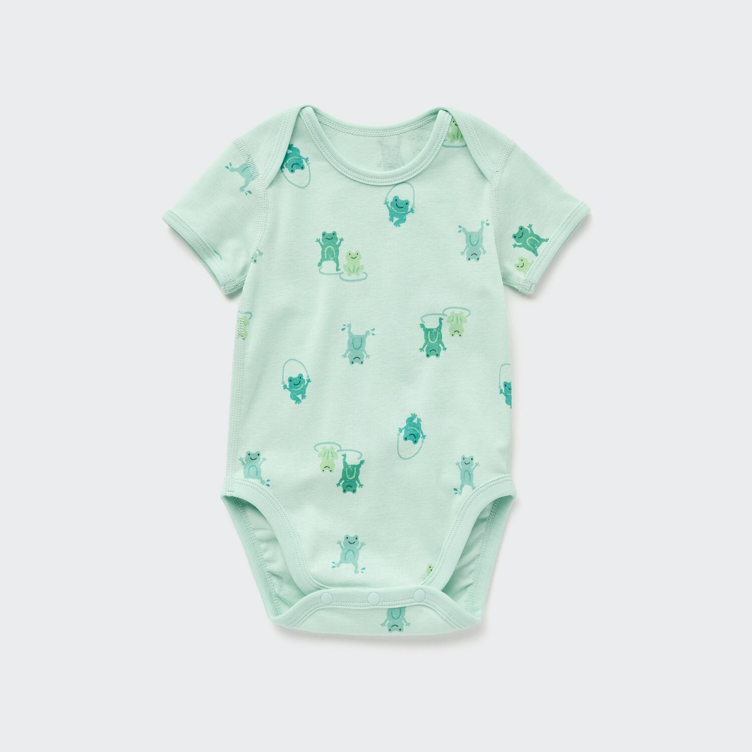 

Боди UNIQLO Joy of Print с длинным рукавом, зеленый