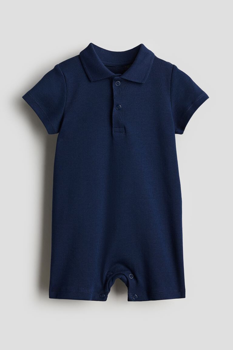 

Комбинезон из хлопкового джерси H&M, синий