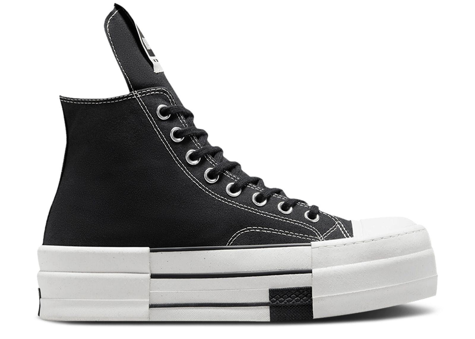 Кроссовки Converse Rick Owens X Drkshdw Dbl Drkstar Chuck 70 High 'Black', черный