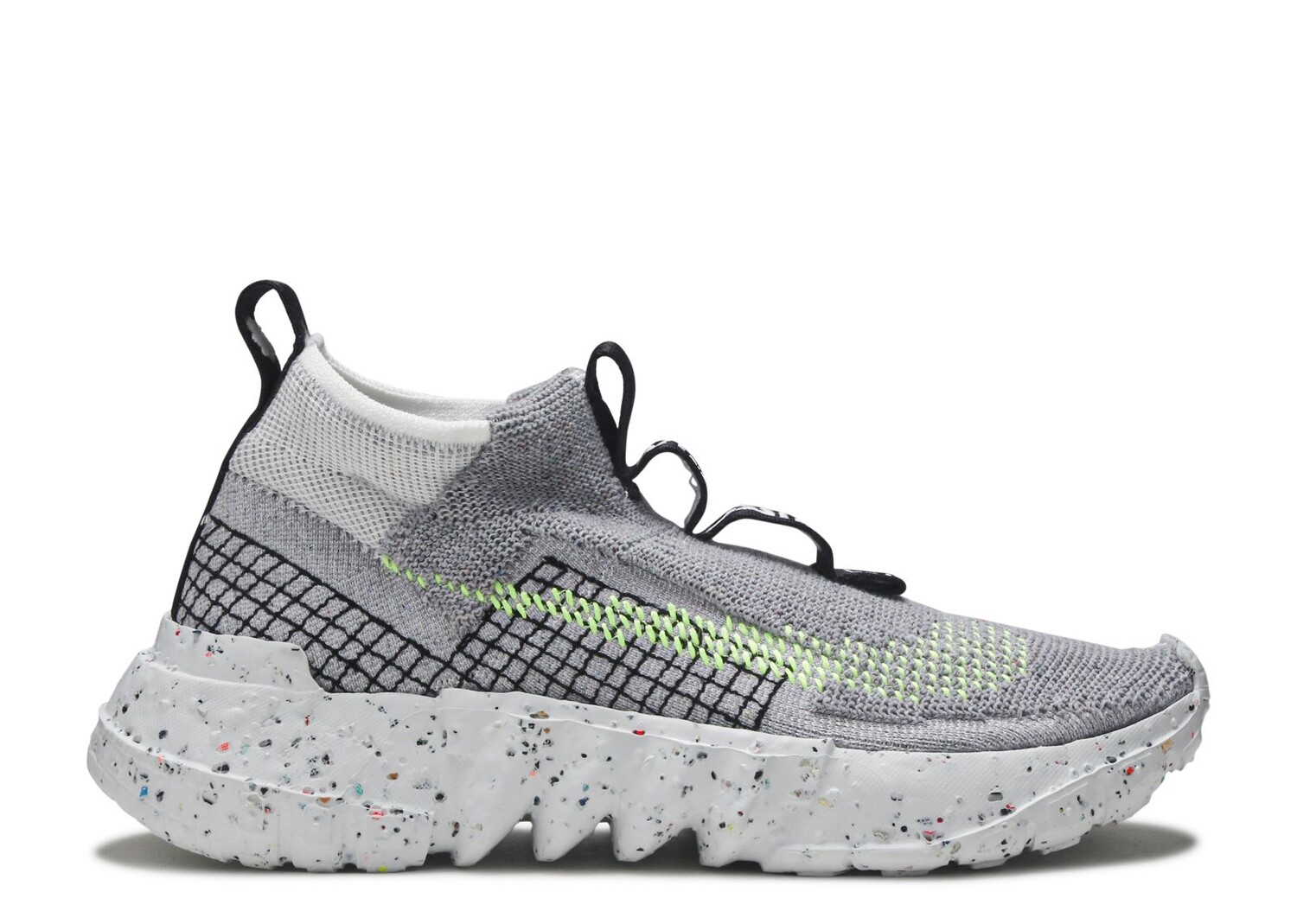 

Кроссовки Nike Space Hippie 02 'Grey Volt', серый