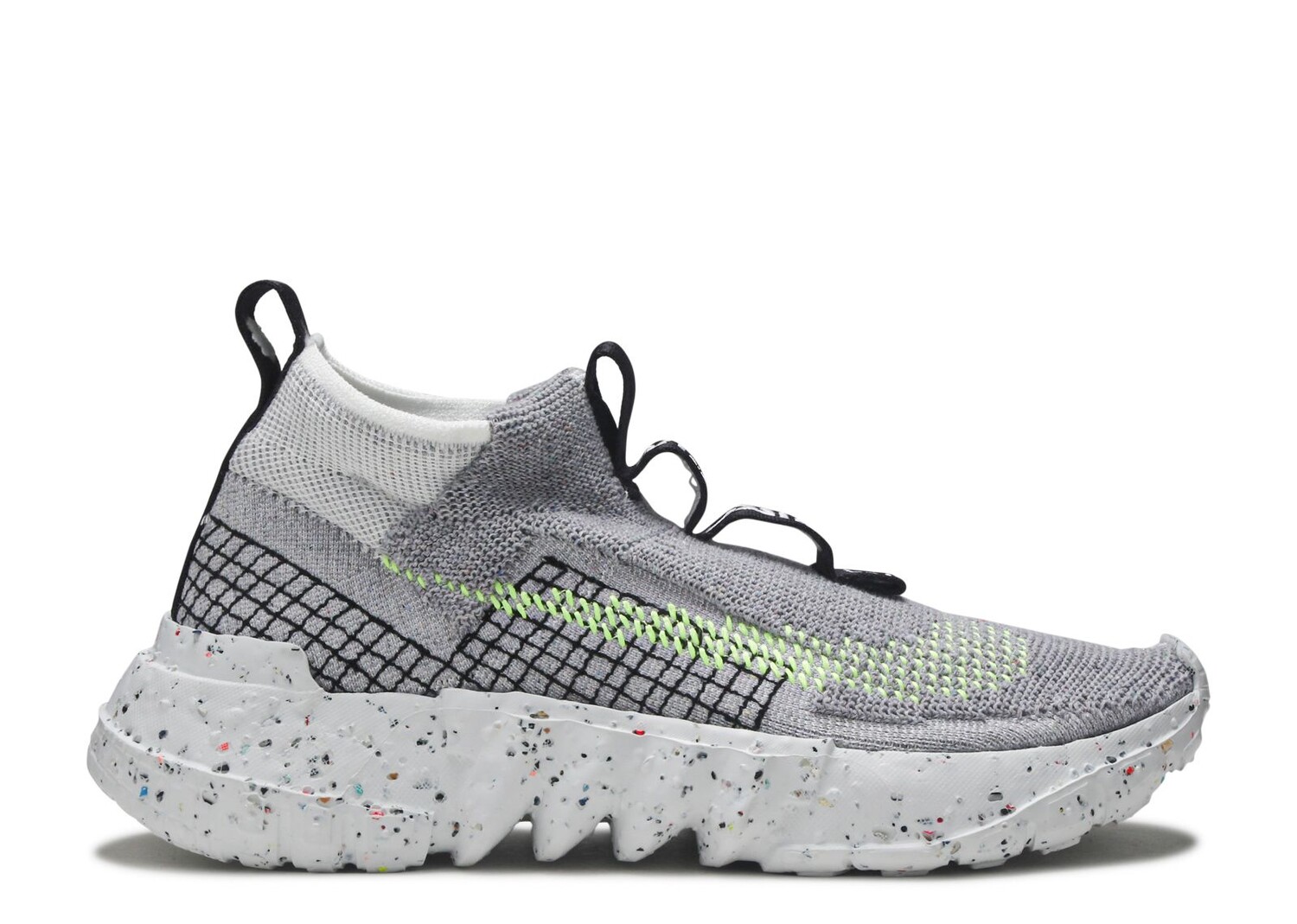 цена Кроссовки Nike Space Hippie 02 'Grey Volt', серый