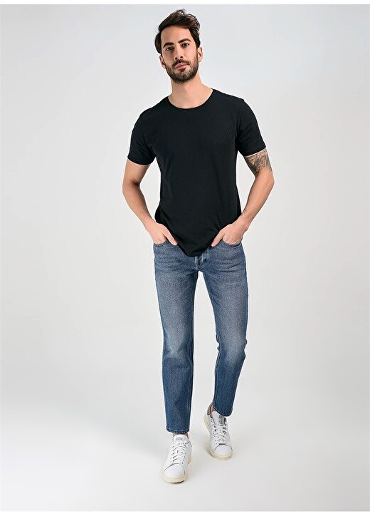 

Мужские джинсовые брюки Skinny с нормальной талией цвета индиго Denim Trip