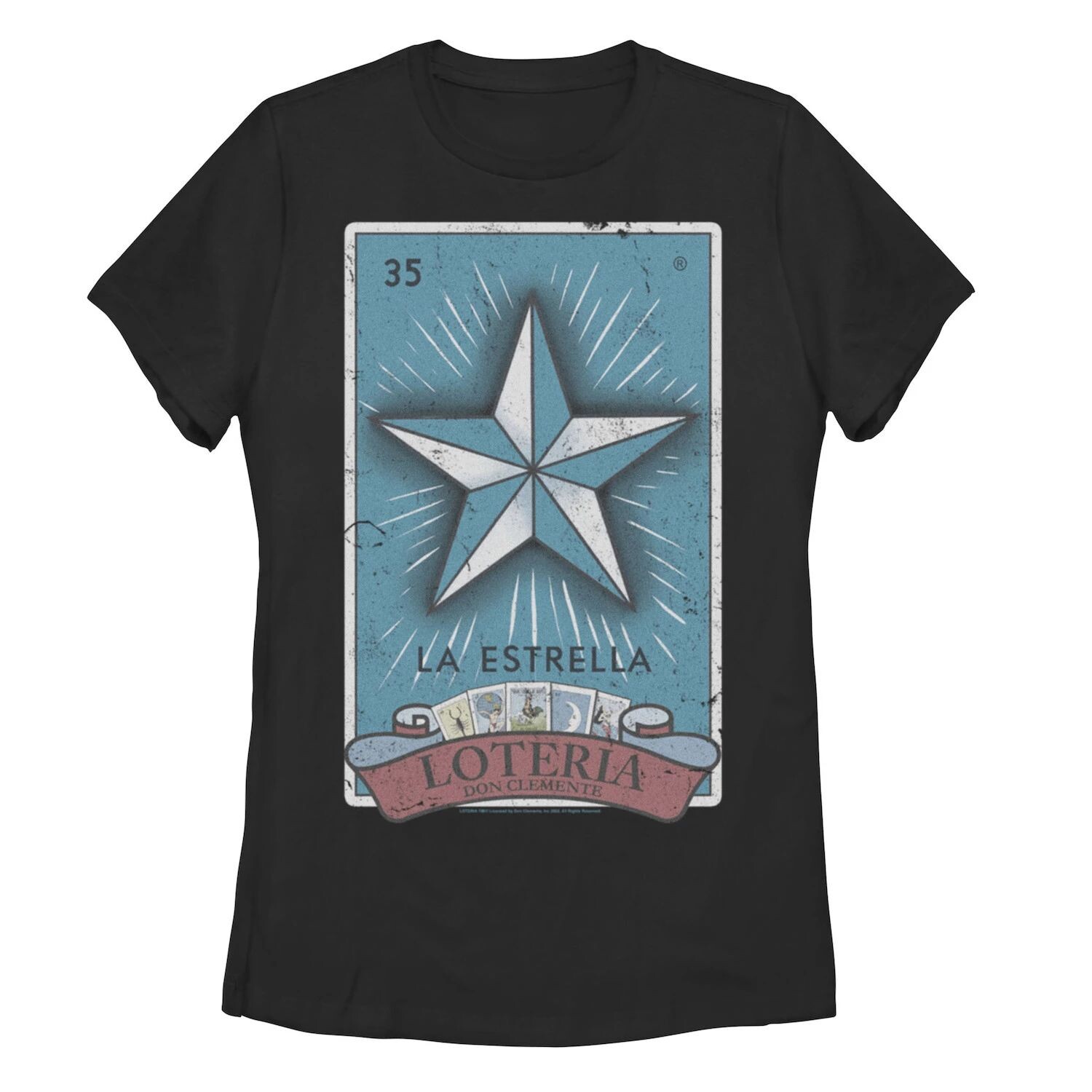 

Футболка с плакатом и графическим рисунком Lotería La Estrella для юниоров Licensed Character