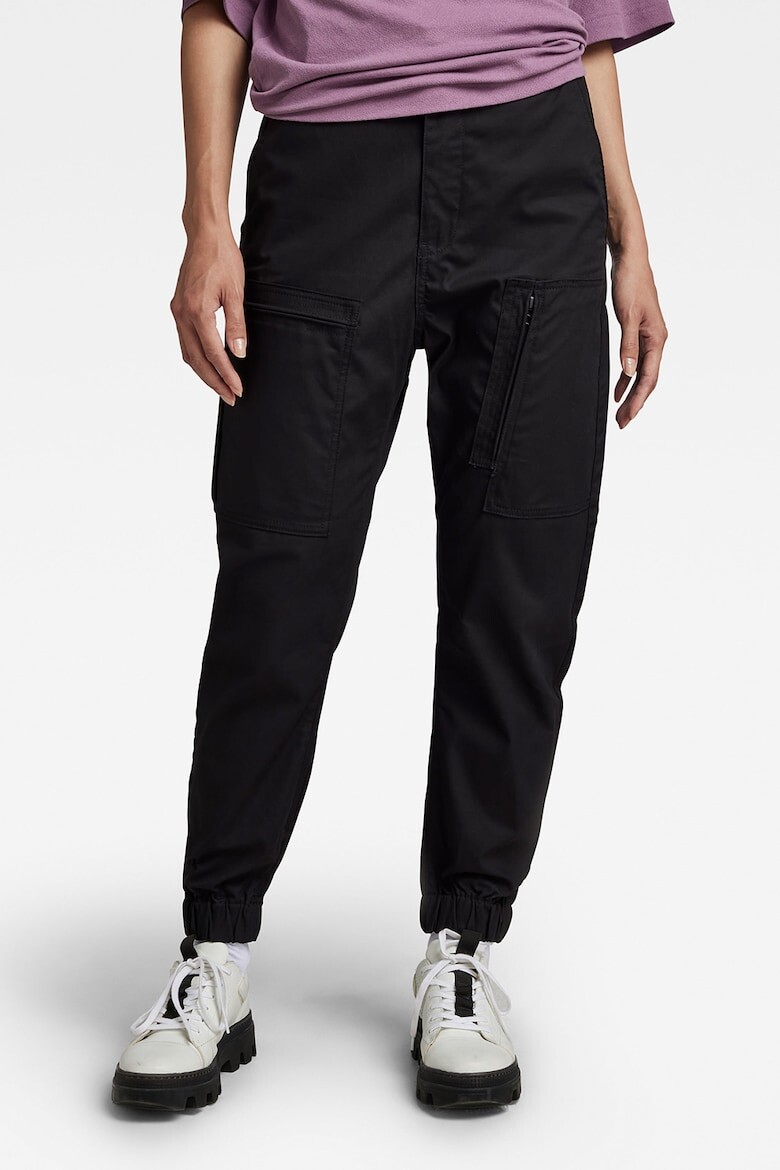 

Брюки с задними карманами с клапанами G-Star Raw, черный