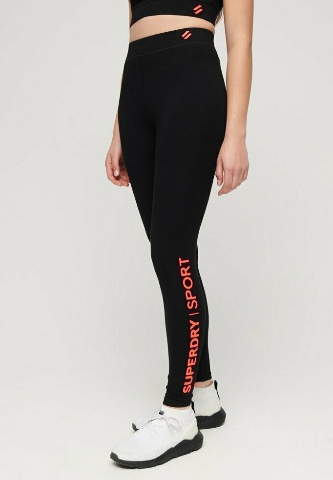 

Брюки CORE HIGH WAISTED Superdry, черный