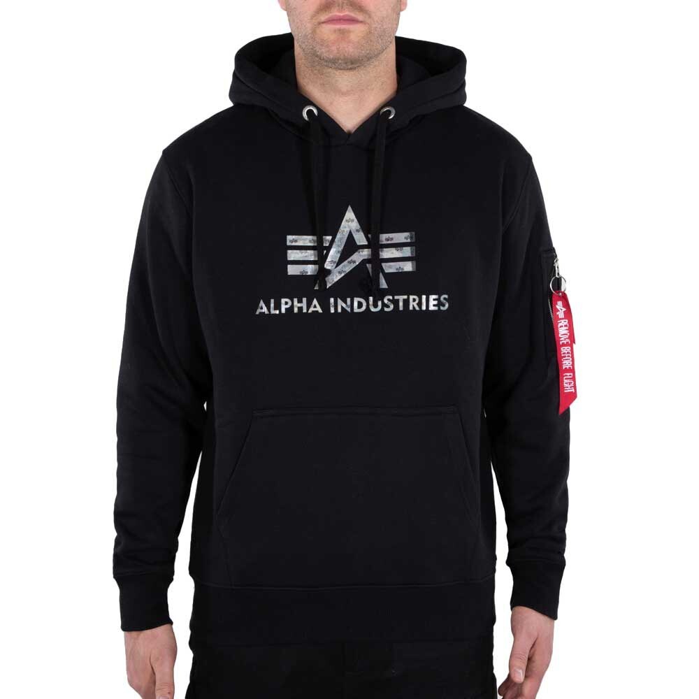 

Свитер Alpha Industries 3D Camo Logo, черный