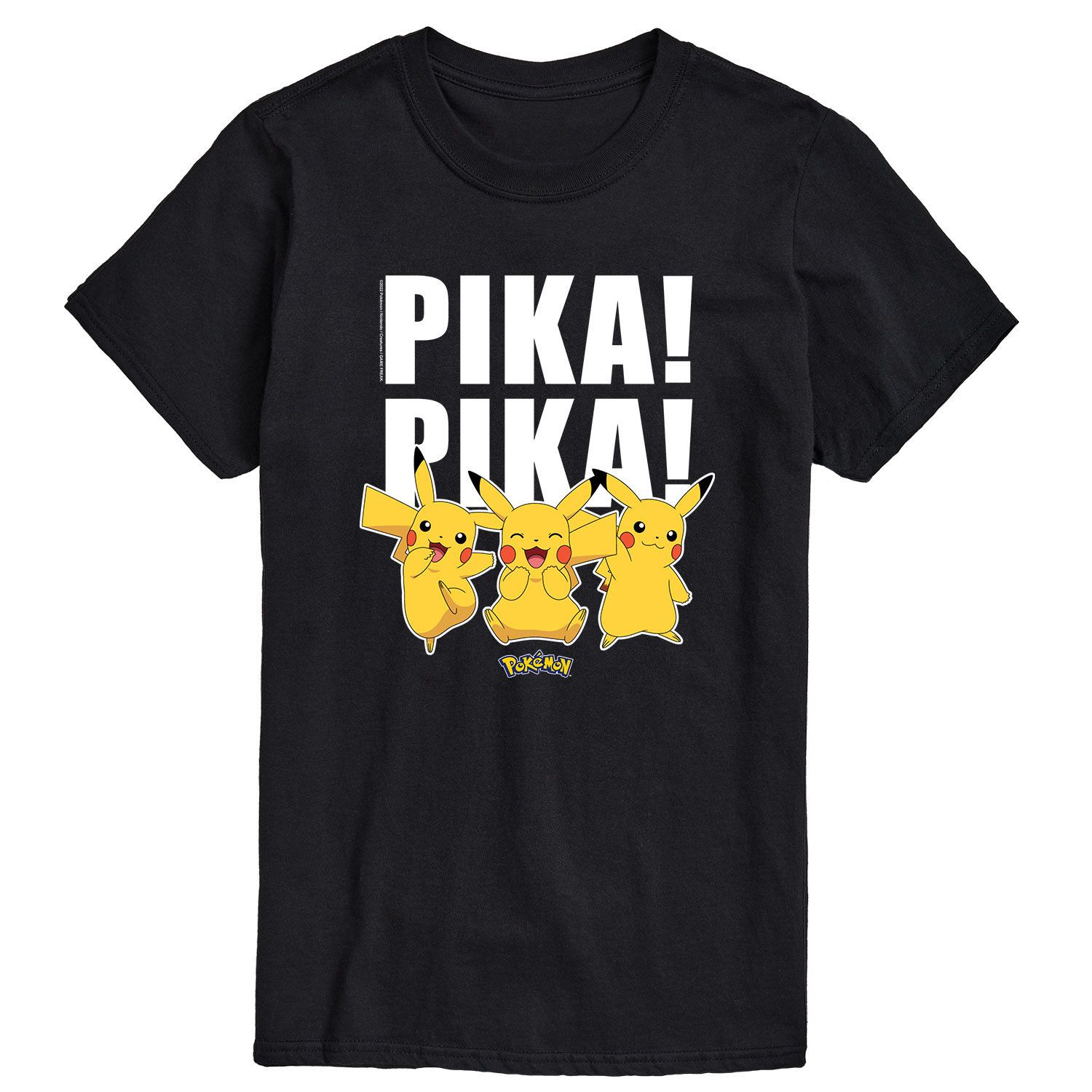 Мужская футболка Pokemon Multi Pika Licensed Character набор pokemon футболка pika punk чёрная xl кружка для свч