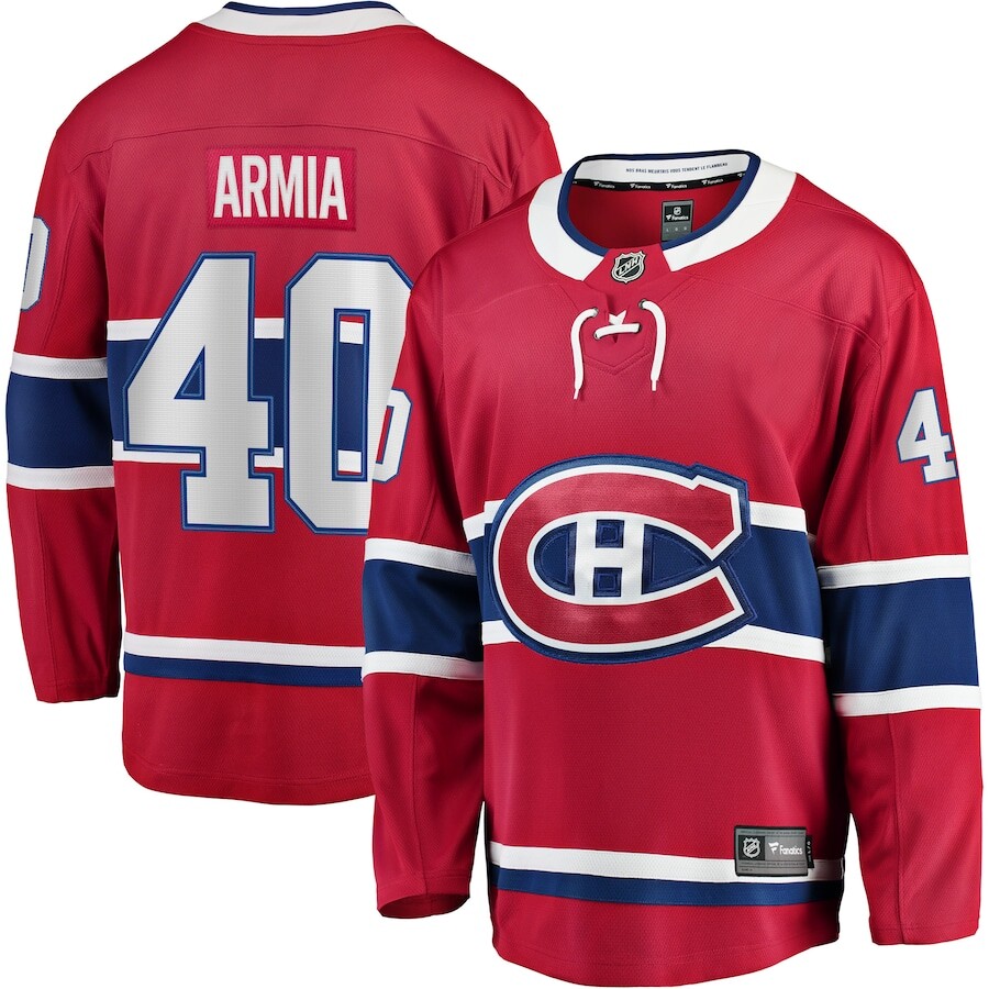 

Джерси Fanatics Branded Montreal Canadiens, красный