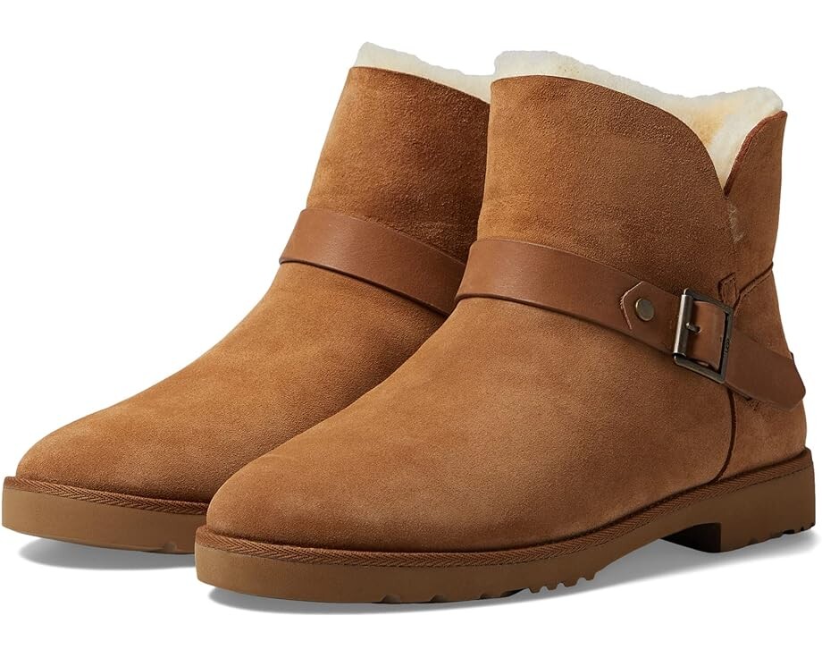 

Ботинки UGG Romely Short Buckle, цвет Chestnut