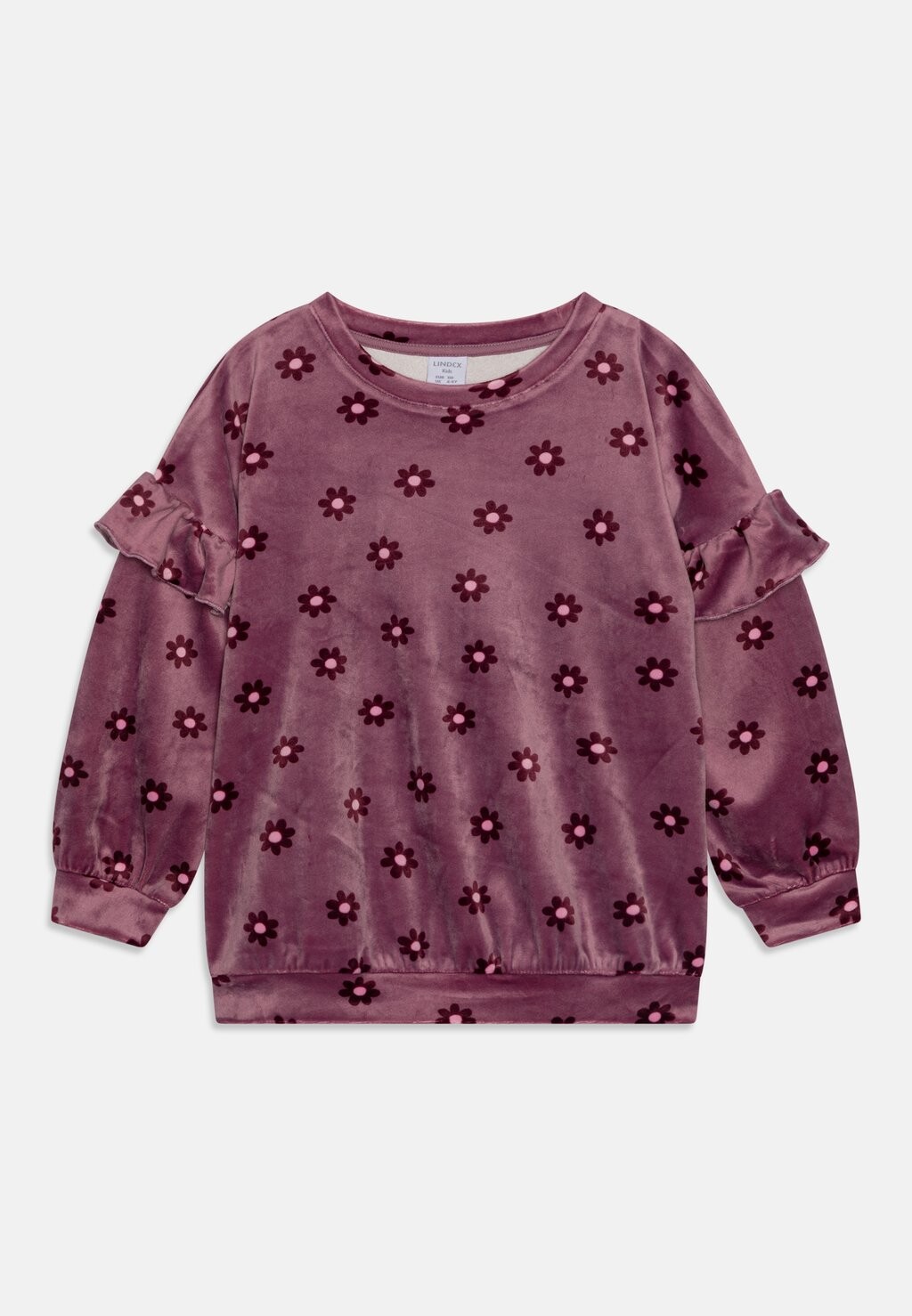 

Свитшот FRILL Lindex, цвет light dusty lilac