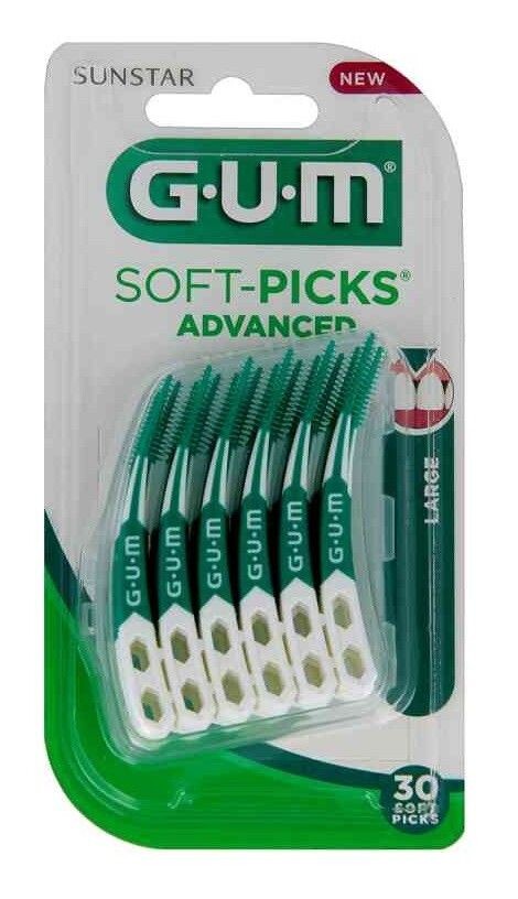 

Gum Soft-Picks Advanced Large межзубные ершики, 30 шт.