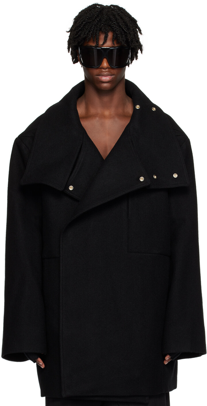 

Черная куртка-кабан Rick Owens, Черный