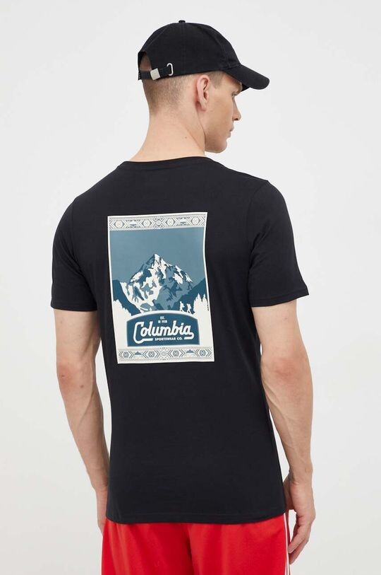

Хлопковая футболка Columbia, черный