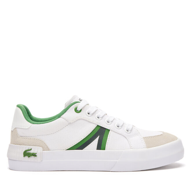 Кроссовки Lacoste L004 747CUJ0001 Wht/Grn 082, белый