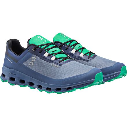 Водонепроницаемые кроссовки для бега по пересеченной местности Cloudvista мужские On Running, цвет Metal/Denim