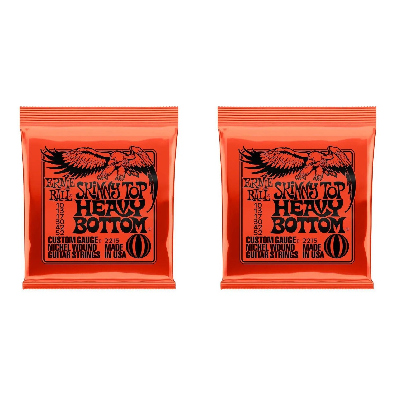 

Струны для электрогитары Ernie Ball 2215 Skinny Top Heavy Bottom Slinky с никелевой намоткой — .010-.052 (2 шт.)