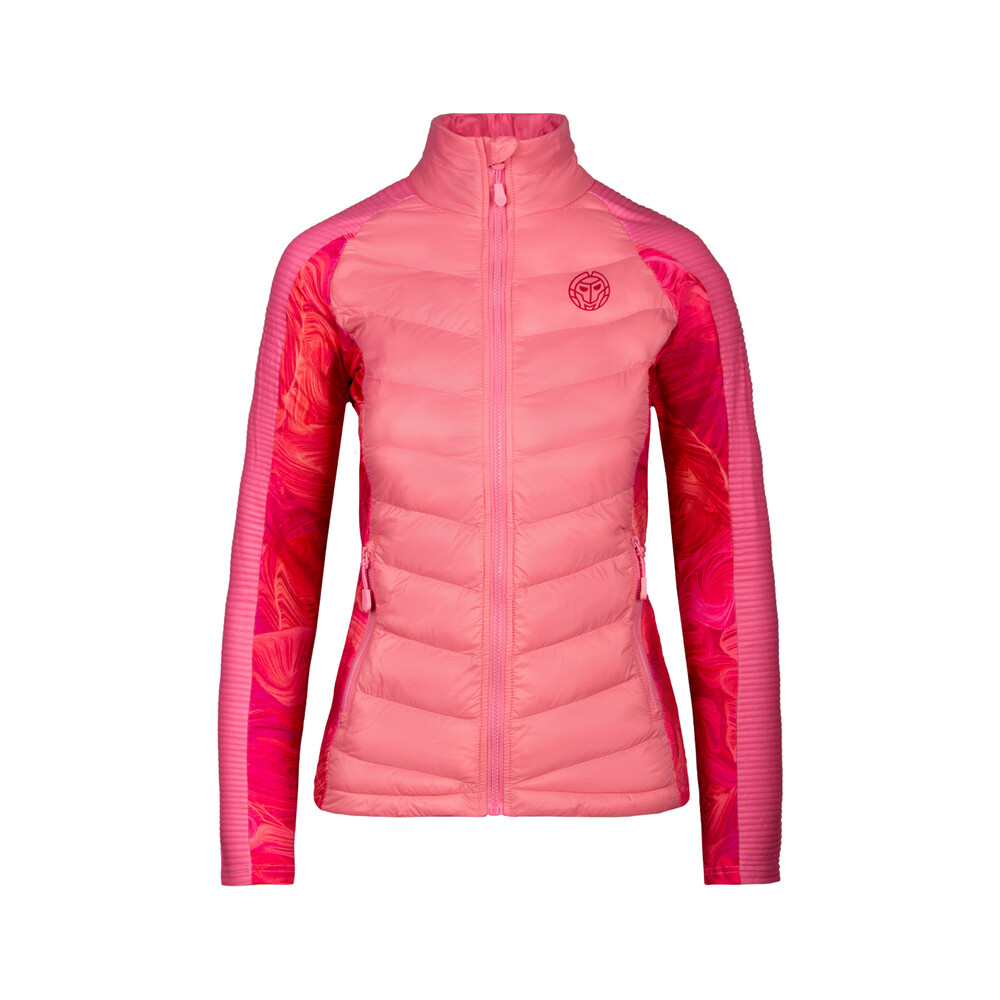 

Спортивная куртка BIDI BADU Dania Tech Down Jacket - red/ blue, цвет berry