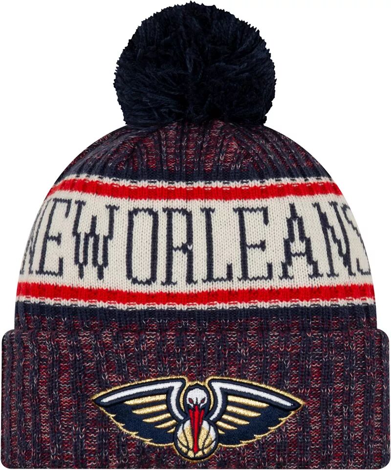 Мужская спортивная вязаная шапка New Era New Orleans Pelicans