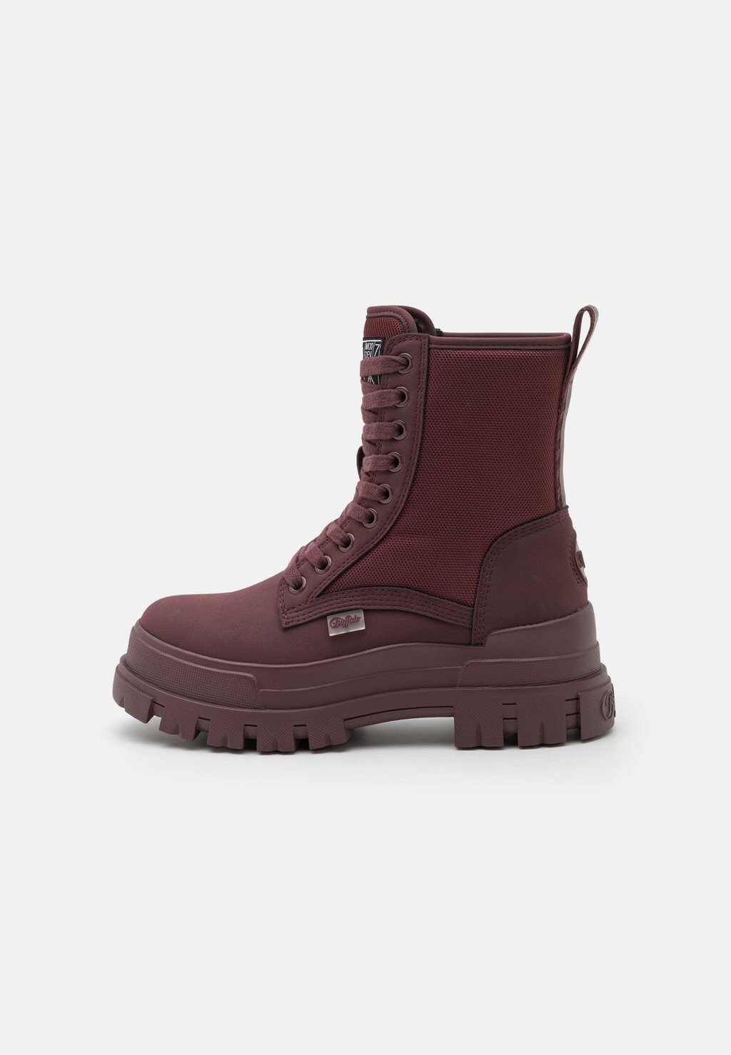 

Ботинки на платформе Buffalo ASPHA LACEUP, цвет aubergine/dark red