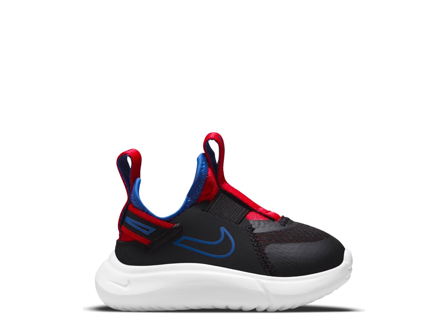 

Беговые кроссовки без шнуровки Flex Plus — детские Nike, черный/синий