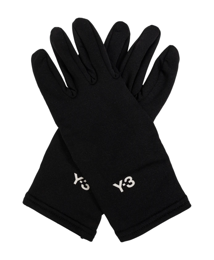 

Перчатки с принтом логотипа Y-3, черный