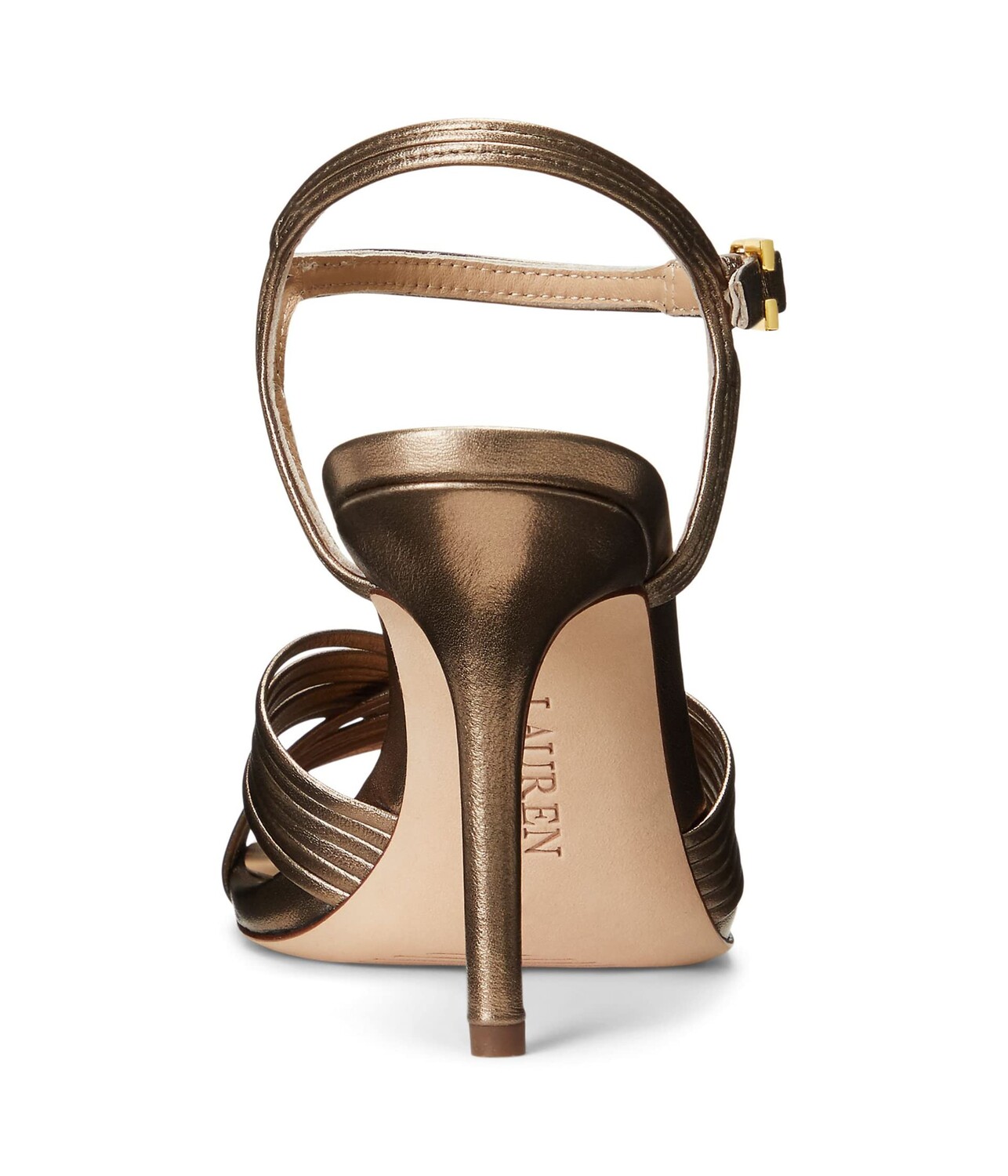 

Туфли на каблуке LAUREN Ralph Lauren Madelaine Metallic Nappa Leather Sandal