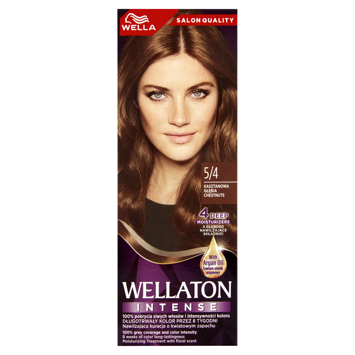 

Краска-краска для волос крем-5/4 каштан wella wellaton intense Wella Ton Intense, 1 упаковка