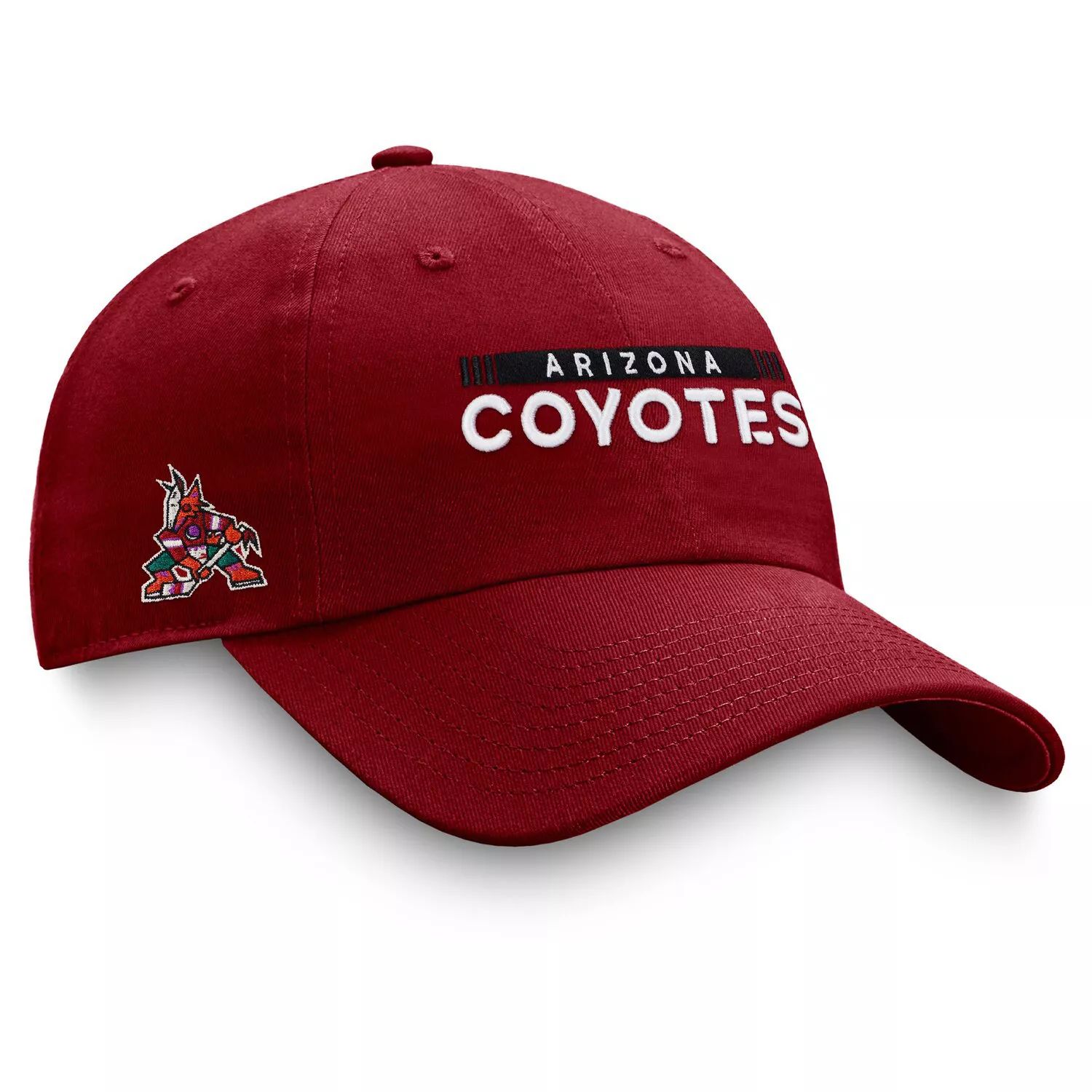 

Мужская регулируемая шапка Fanatics Garnet Arizona Coyotes Authentic Pro Rink