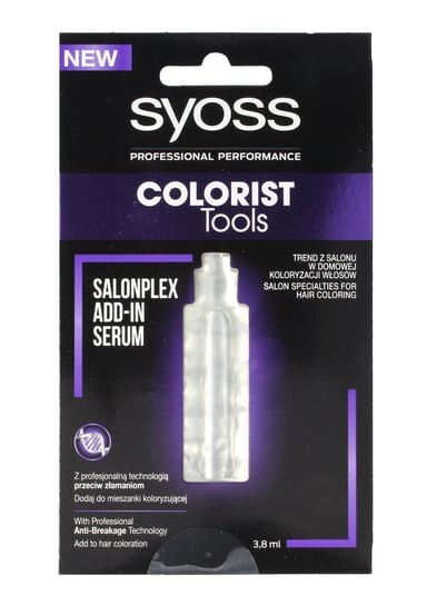 

Сыворотка для волос против ломкости Add-In, 3,8 мл Syoss, Colorist Tools