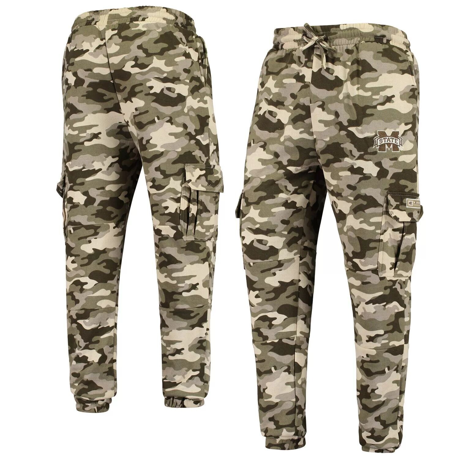 

Мужские флисовые брюки с камуфляжным принтом Mississippi State Bulldogs OHT Military Appreciation Code Colosseum