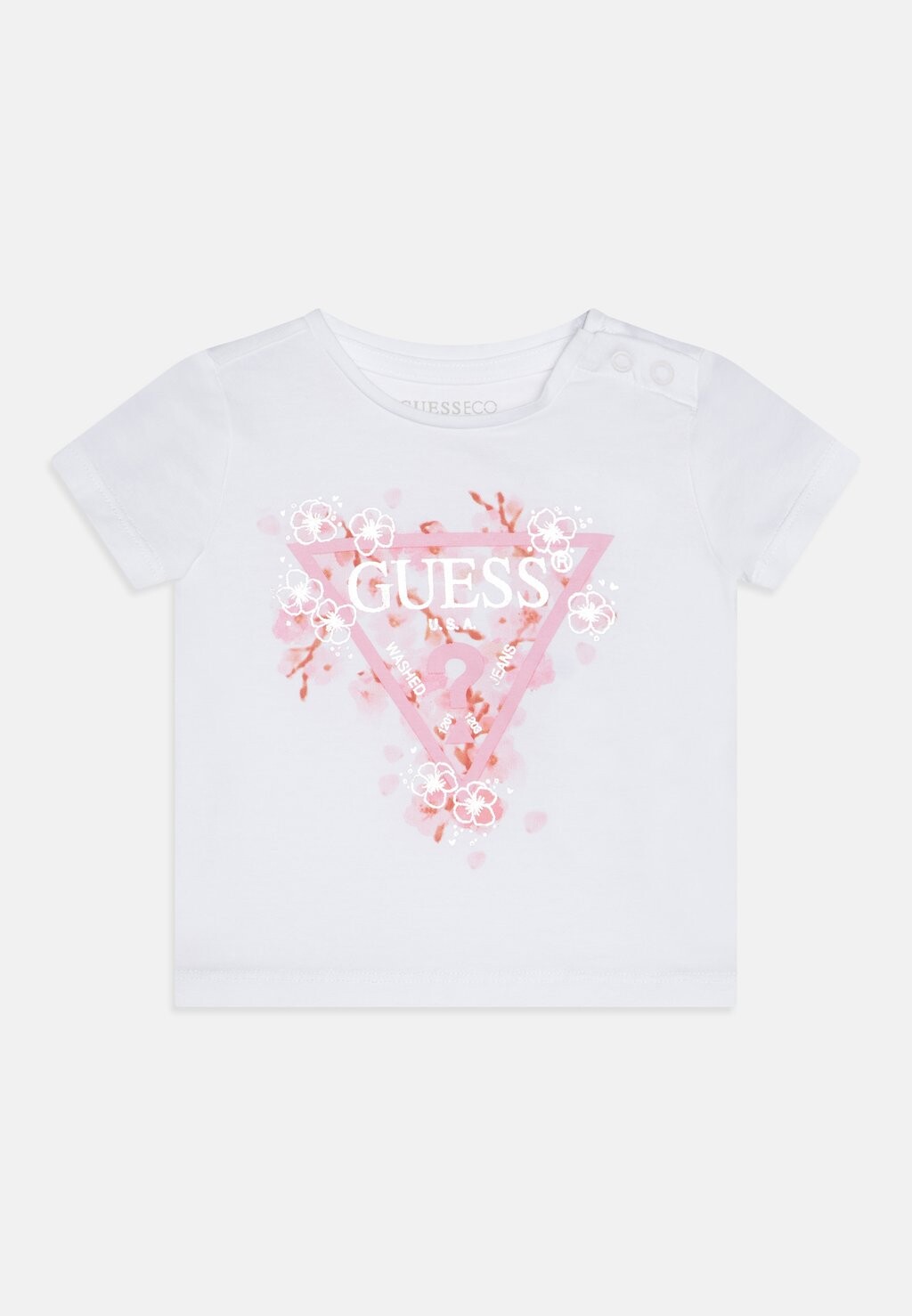 

Футболка INFANT Guess, цвет pure white