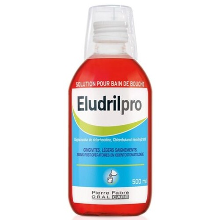 Eludril Pro 500 мл Антисептический раствор для полоскания рта для ухода за полостью рта, Elgydium