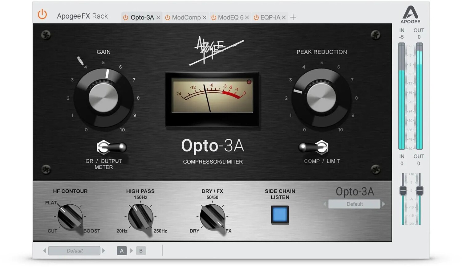 

Компрессор Apogee FX Rack Opto-3A — подключаемый модуль