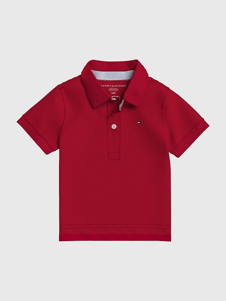 

Однотонная футболка-поло для малышей Tommy Hilfiger