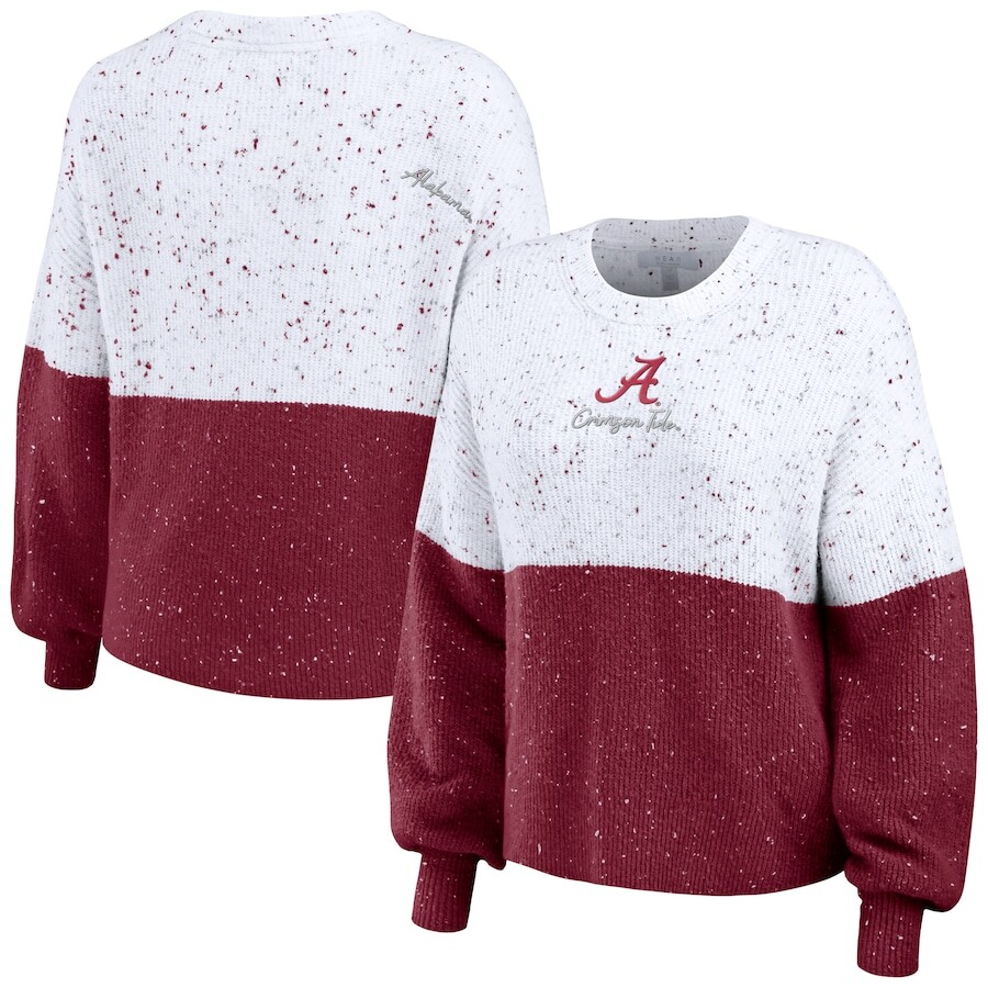 

Свитер WEAR by Erin Andrews Alabama Crimson Tide, белый