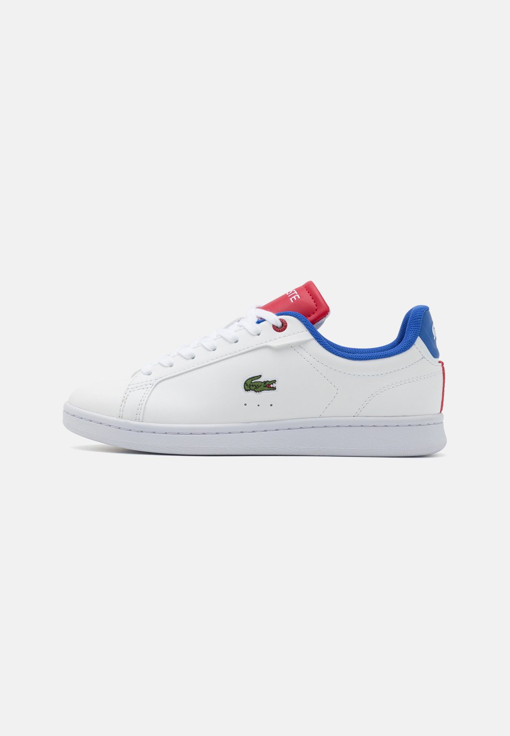 Низкие кроссовки Unisex Lacoste, цвет white/red/blue