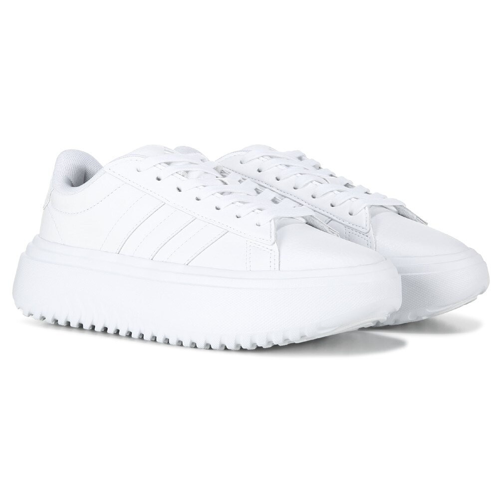

Женские кроссовки на платформе Grand Court Adidas, белый