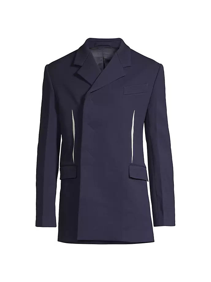 

Куртка с лацканами Notch Ferragamo, цвет midnight
