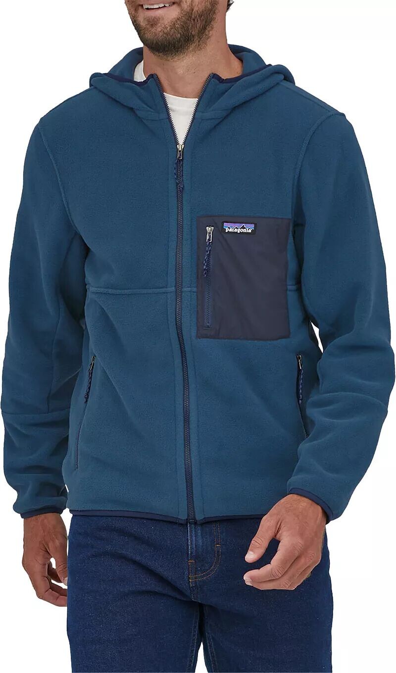 

Мужская флисовая толстовка Patagonia Microdini, синий