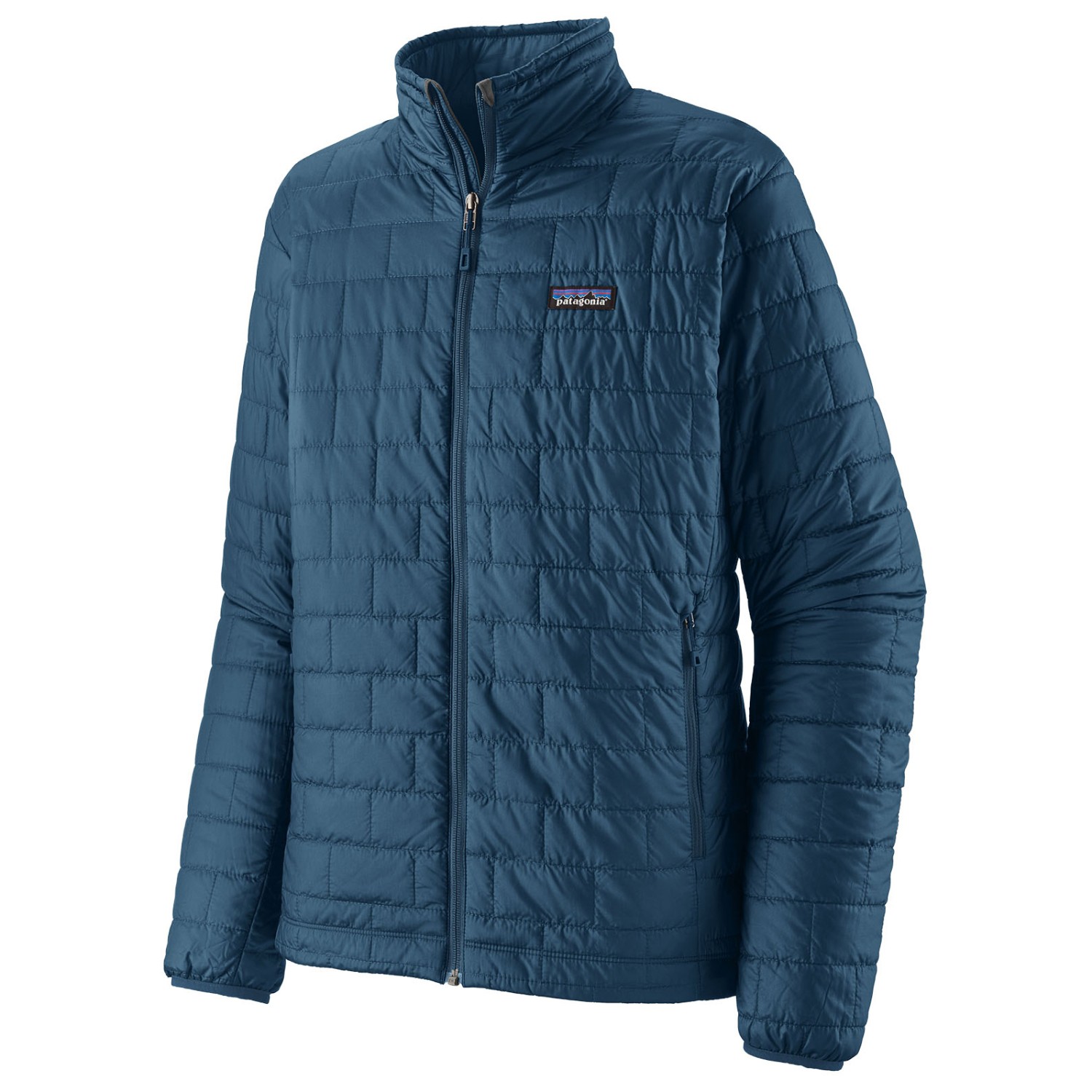 цена Куртка из синтетического волокна Patagonia Nano Puff, цвет Lagom Blue