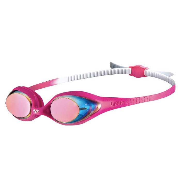Очки для плавания Arena Spider Mirror, розовый очки для плавания arena spider jr mirror 1e362 black silver green