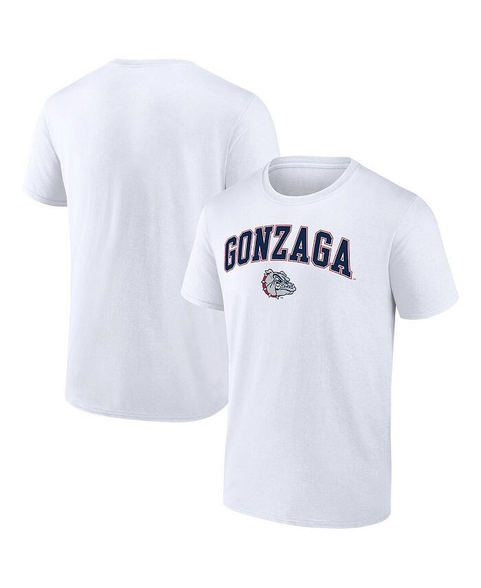 

Мужская белая футболка с логотипом Gonzaga Bulldogs Campus Fanatics, белый