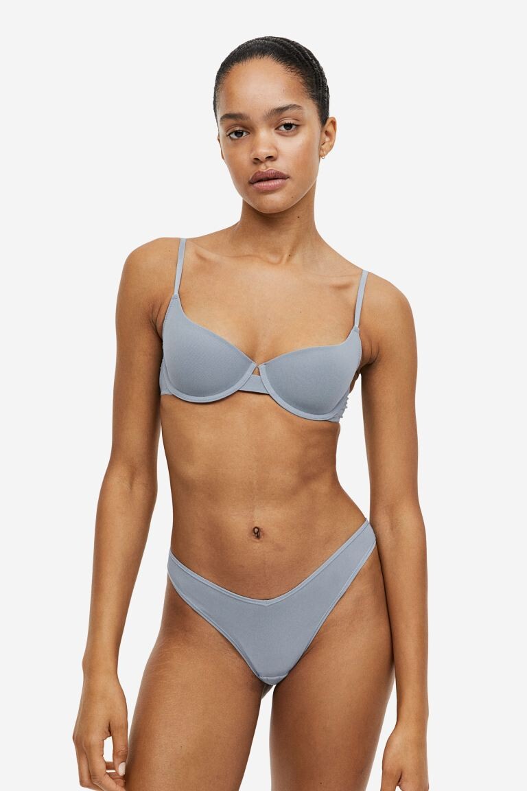 

Бюстгальтер из мягкой сетки на косточках H&M